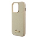 Apple iPhone 15 Pro Max Uyumlu Kılıf Guess Orjinal Lisanslı Yazı Logolu Glitter Glossy Script Kapak - 11