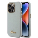Apple iPhone 15 Pro Max Uyumlu Kılıf Guess Orjinal Lisanslı Yazı Logolu Glitter Glossy Script Kapak - 20