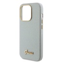 Apple iPhone 15 Pro Max Uyumlu Kılıf Guess Orjinal Lisanslı Yazı Logolu Glitter Glossy Script Kapak - 24
