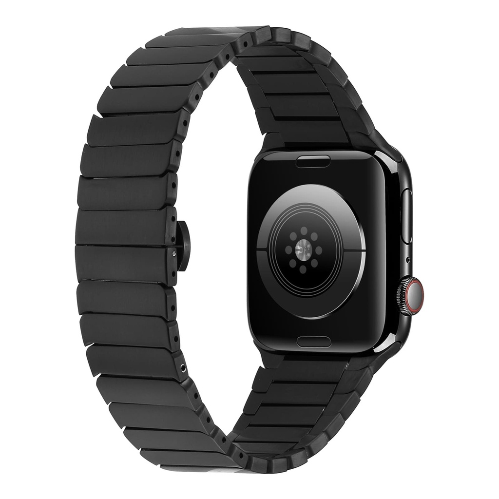 ​​​Apple Watch Ultra 49mm Uyumlu Kordon KRD-79 Metal Strap Kayış - 13