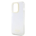 Apple iPhone 15 Pro Uyumlu Kılıf Guess Orjinal Lisanslı Yazı Logolu Mirror Disco Kapak - 18