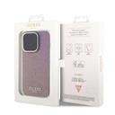 Apple iPhone 15 Pro Uyumlu Kılıf Guess Orjinal Lisanslı Yazı Logolu Mirror Disco Kapak - 27