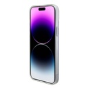 Apple iPhone 15 Uyumlu Kılıf Guess Orjinal Lisanslı Magsafe Şarj Özellikli Yazı Logolu Iridescent Kapak - 17
