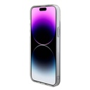 Apple iPhone 15 Pro Uyumlu Kılıf Guess Orjinal Lisanslı Magsafe Şarj Özellikli Yazı Logolu Iridescent Kapak - 17