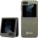 Samsung Galaxy Z Flip 5 Uyumlu Kılıf Guess Orjinal Lisanslı Yazı Logolu Glitter Flakes Kapak