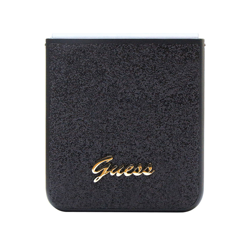 Samsung Galaxy Z Flip 5 Uyumlu Kılıf Guess Orjinal Lisanslı Yazı Logolu Glitter Script Kapak - 4