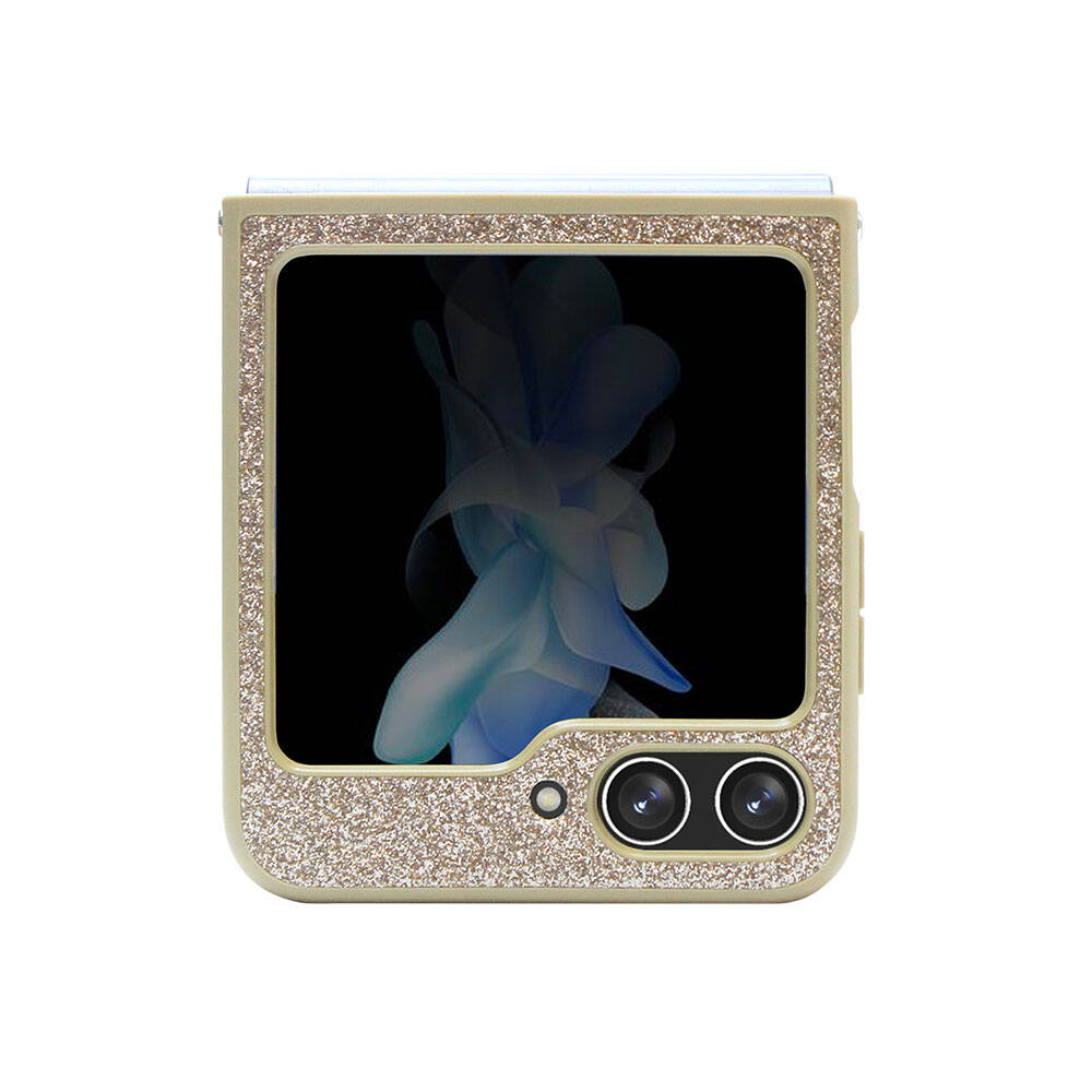Samsung Galaxy Z Flip 5 Uyumlu Kılıf Guess Orjinal Lisanslı Yazı Logolu Glitter Script Kapak - 9
