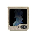 Samsung Galaxy Z Flip 5 Uyumlu Kılıf Guess Orjinal Lisanslı Yazı Logolu Glitter Script Kapak - 9