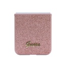 Samsung Galaxy Z Flip 5 Uyumlu Kılıf Guess Orjinal Lisanslı Yazı Logolu Glitter Script Kapak - 17