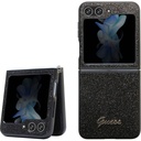 Samsung Galaxy Z Flip 5 Uyumlu Kılıf Guess Orjinal Lisanslı Yazı Logolu Glitter Script Kapak