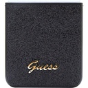 Samsung Galaxy Z Flip 5 Uyumlu Kılıf Guess Orjinal Lisanslı Yazı Logolu Glitter Script Kapak