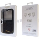 Samsung Galaxy Z Flip 5 Uyumlu Kılıf Guess Orjinal Lisanslı Yazı Logolu Glitter Script Kapak