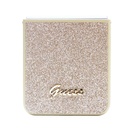 Samsung Galaxy Z Flip 5 Uyumlu Kılıf Guess Orjinal Lisanslı Yazı Logolu Glitter Script Kapak