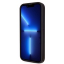 Apple iPhone 14 Pro Max Uyumlu Kılıf Guess Orjinal Lisanslı PU Deri Taşlı Üçgen Logo 4G Desenli Kapak - 3