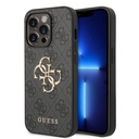 Apple iPhone 15 Pro Uyumlu Kılıf Guess Orjinal Lisanslı PU Deri Yazı ve 4G Metal Logolu Desenli Kapak - 7