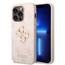 Apple iPhone 15 Pro Max Uyumlu Kılıf Guess Orjinal Lisanslı PU Deri Yazı ve 4G Metal Logolu Desenli Kapak - 14