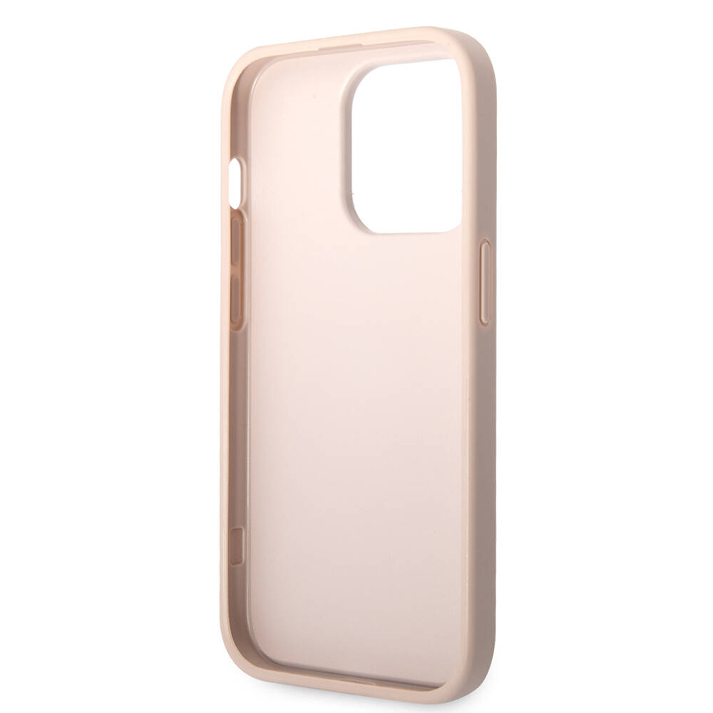 Apple iPhone 15 Pro Max Uyumlu Kılıf Guess Orjinal Lisanslı PU Deri Yazı ve 4G Metal Logolu Desenli Kapak - 19
