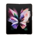 Samsung Galaxy Z Fold 5 Uyumlu Kılıf Guess Orjinal Lisanslı PU Deri Taşlı Üçgen Logo 4G Desenli Strass Kapak - 4