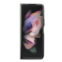 Samsung Galaxy Z Fold 5 Uyumlu Kılıf Guess Orjinal Lisanslı PU Deri Taşlı Üçgen Logo 4G Desenli Strass Kapak - 9