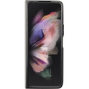 Samsung Galaxy Z Fold 5 Uyumlu Kılıf Guess Orjinal Lisanslı PU Deri Taşlı Üçgen Logo 4G Desenli Strass Kapak