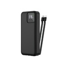 Wiwu JC-22 Dijital LED Ekran Şarj Göstergeli Type-C ve Lightning Kablolu Powerbank 22.5W 20000mAh - 2