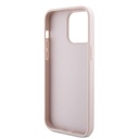 Apple iPhone 15 Pro Max Uyumlu Kılıf Guess Orjinal Lisanslı PU Deri Askılı Taşlı Üçgen Logo 4G Desenli Strass Crossbody Kapak - 21