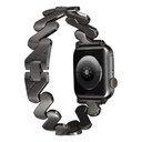 ​​​Apple Watch 7 45mm Uyumlu Kordon KRD-80 Metal Strap Kayış - 2