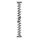 ​​​Apple Watch 7 45mm Uyumlu Kordon KRD-80 Metal Strap Kayış - 11