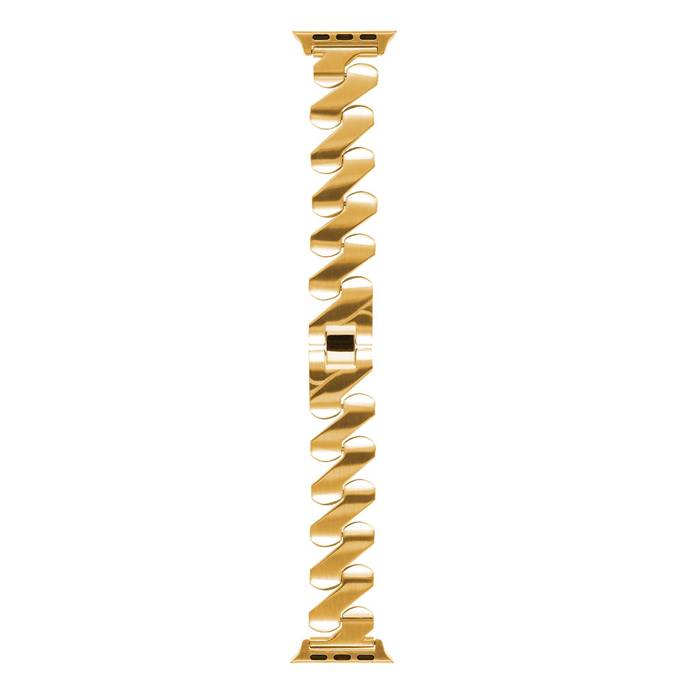 ​​​Apple Watch 7 45mm Uyumlu Kordon KRD-80 Metal Strap Kayış - 14