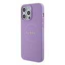 Apple iPhone 15 Pro Max Uyumlu Kılıf Guess Orjinal Lisanslı Magsafe Şarj Özellikli Yazı Logolu Saffiano Kapak - 1