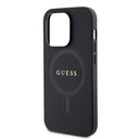 Apple iPhone 15 Pro Max Uyumlu Kılıf Guess Orjinal Lisanslı Magsafe Şarj Özellikli Yazı Logolu Saffiano Kapak - 11