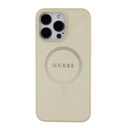 Apple iPhone 15 Pro Max Uyumlu Kılıf Guess Orjinal Lisanslı Magsafe Şarj Özellikli Yazı Logolu Saffiano Kapak - 16