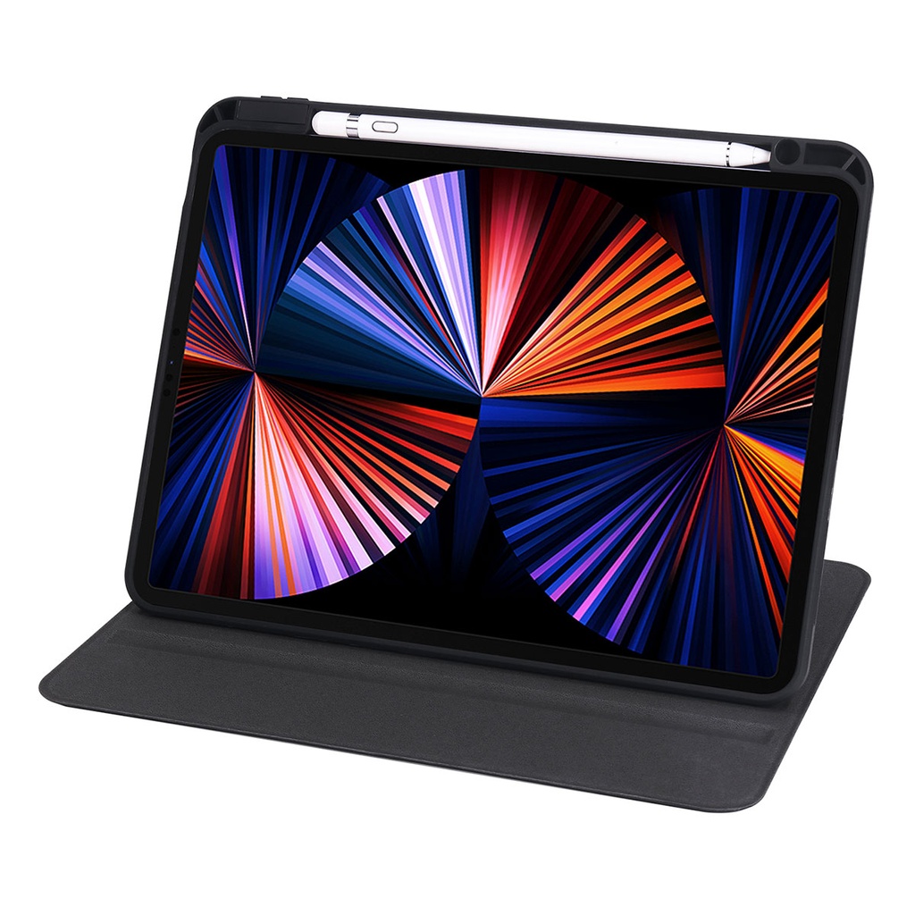 Apple iPad Pro 11 2020 Uyumlu (2.Nesil) Kılıf Zore Termik Kalem Bölmeli Dönebilen Standlı Kılıf - 2
