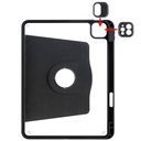 Apple iPad Pro 11 2020 Uyumlu (2.Nesil) Kılıf Zore Termik Kalem Bölmeli Dönebilen Standlı Kılıf - 5