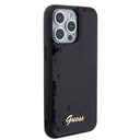 Apple iPhone 15 Pro Uyumlu Kılıf Guess Orjinal Lisanslı Pullu Arka Yüzey Metal Yazı Logolu Sequin Script Kapak - 10