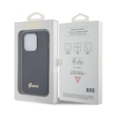 Apple iPhone 15 Pro Uyumlu Kılıf Guess Orjinal Lisanslı Pullu Arka Yüzey Metal Yazı Logolu Sequin Script Kapak - 14