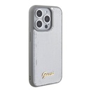 Apple iPhone 15 Pro Uyumlu Kılıf Guess Orjinal Lisanslı Pullu Arka Yüzey Metal Yazı Logolu Sequin Script Kapak - 17