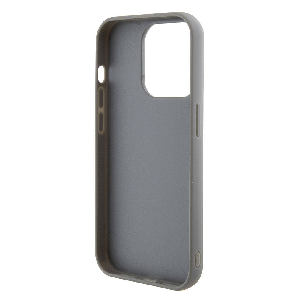 Apple iPhone 15 Pro Uyumlu Kılıf Guess Orjinal Lisanslı Pullu Arka Yüzey Metal Yazı Logolu Sequin Script Kapak - 20