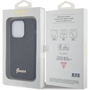Apple iPhone 15 Pro Uyumlu Kılıf Guess Orjinal Lisanslı Pullu Arka Yüzey Metal Yazı Logolu Sequin Script Kapak