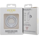 Guess Orjinal Lisanslı Magsafe Şarj Özellikli Yazı Logolu Taşlı Yüzüklü Magnetik Stand