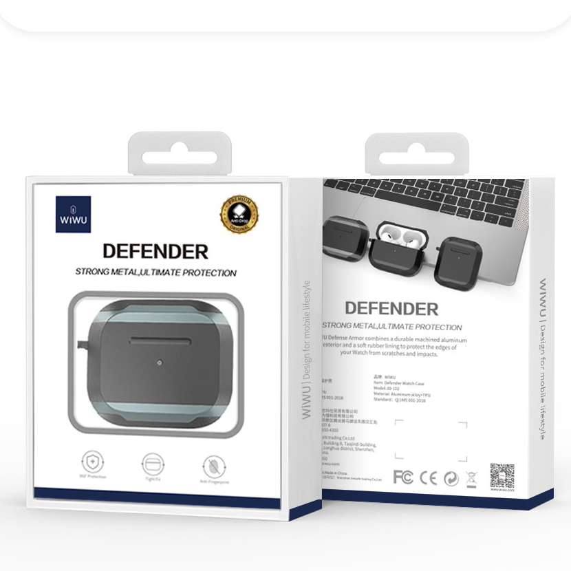 Apple Airpods 3. Nesil Uyumlu Kılıf Wiwu JD-102 Defender Anti Shock Koruyucu Kılıf - 11