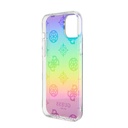Apple iPhone 15 Plus Uyumlu Kılıf Guess Orjinal Lisanslı Desenli Yazı Logolu Askı İpli Holografik Glitter Peony Kapak - 22