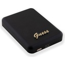 Guess Orjinal Lisanslı Magsafe Şarj Özellikli Metal Yazı Logolu Powerbank 3000mAh 5W