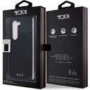 Samsung Galaxy Z Fold 5 Uyumlu Kılıf TUMI Liquid Silikon Metal Logo Dizayn Orjinal Lisanslı Kapak