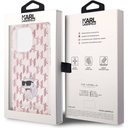 Apple iPhone 15 Pro Max Uyumlu Kılıf Karl Lagerfeld IML C Monogram Orjinal Lisanslı Kapak