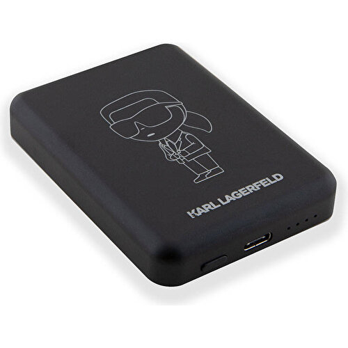 Karl Lagerfeld Led Işıklı Göstergeli Magsafe Magnetik Orjinal Lisanslı Powerbank 3000 Mah