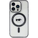Apple iPhone 15 Pro Uyumlu Kılıf Karl Lagerfeld Magsafe Şarj Özellikli IML Karl Orjinal Lisanslı Kapak