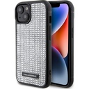 Apple iPhone 15 Plus Uyumlu Kılıf Karl Lagerfeld Taşlı Metal Logo Orjinal Lisanslı Kapak
