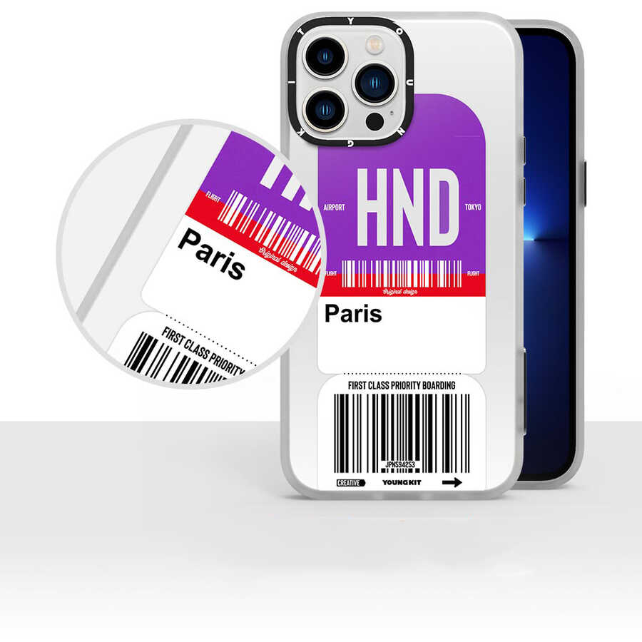 Apple iPhone 12 Pro Max Uyumlu Kılıf YoungKit Any Time Trip Serisi Kapak - 5
