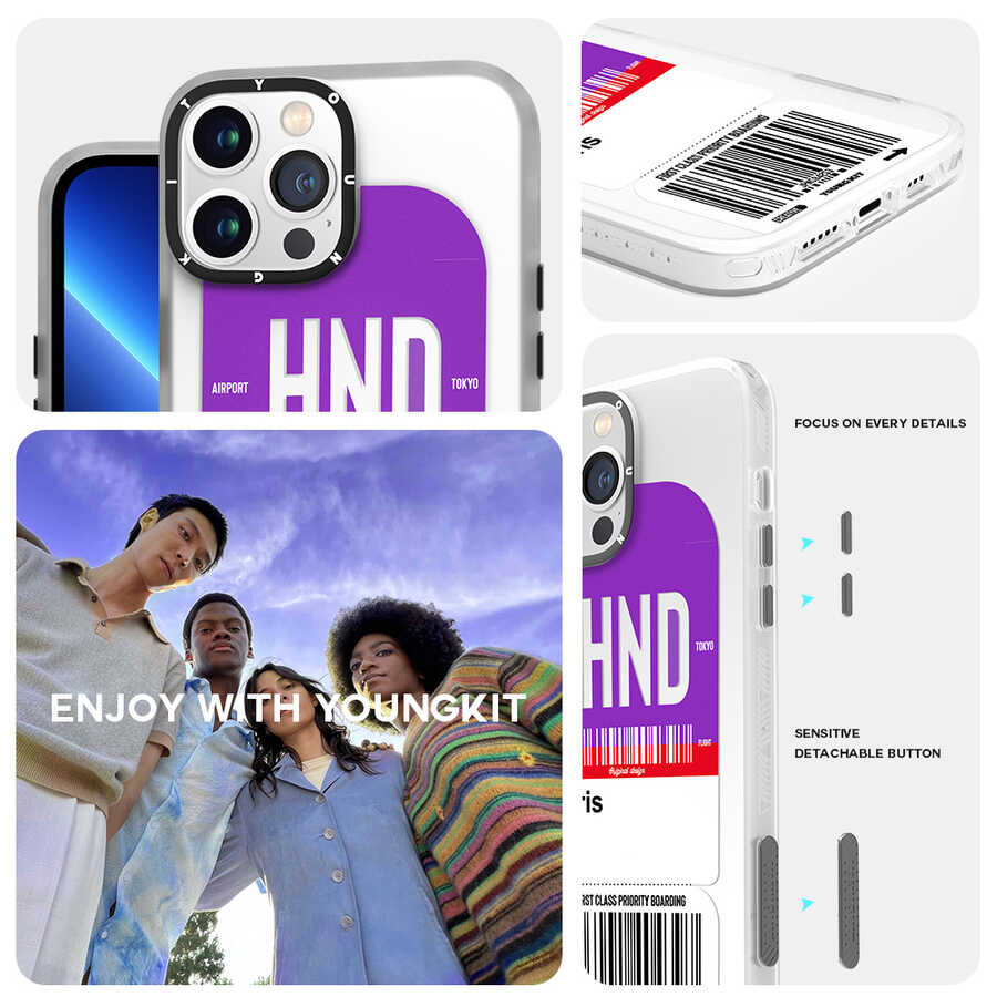 Apple iPhone 12 Pro Max Uyumlu Kılıf YoungKit Any Time Trip Serisi Kapak - 8